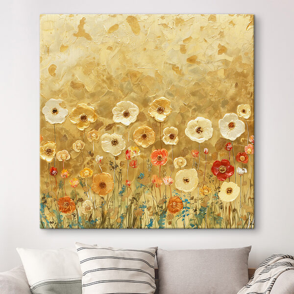 Peinture de fleurs sur un mur Peinture de fleurs sur un mur