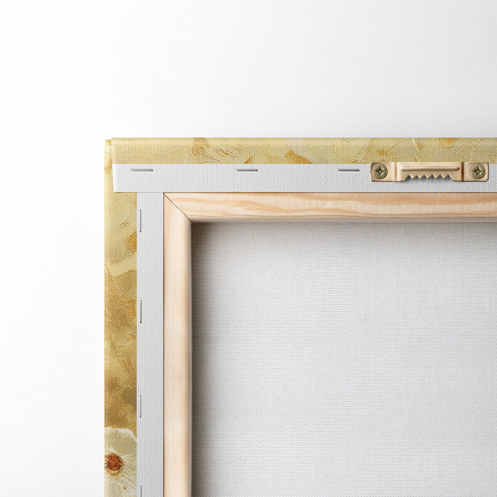 Painting of flowers on a wall Painting of flowers on a wall