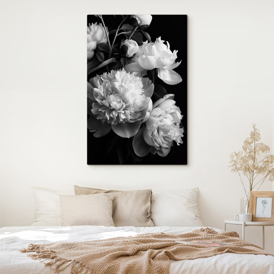 Groupe de fleurs blanches