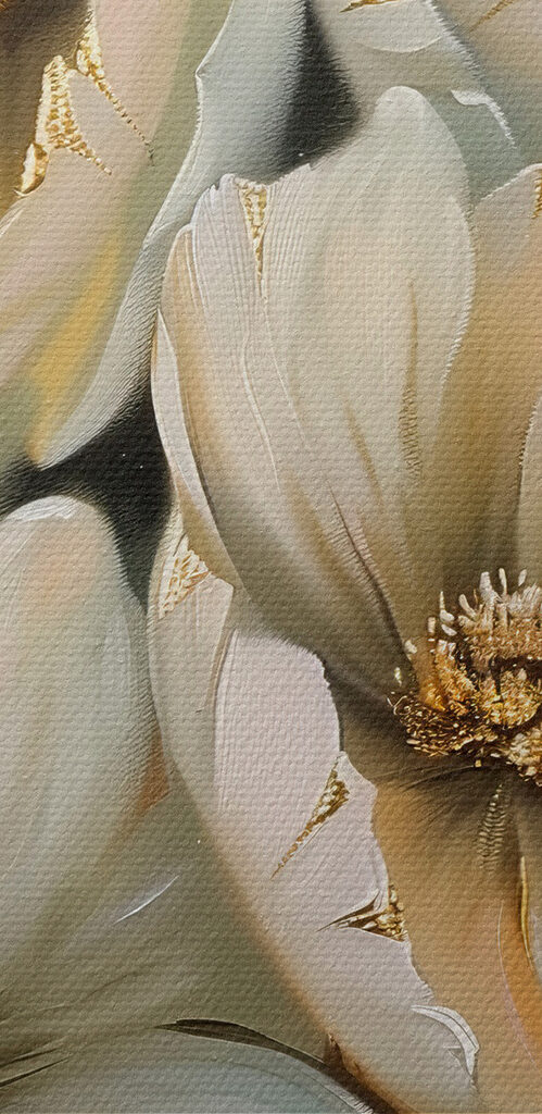 Elegant blossoms with soft hues Elegant blossoms with soft hues