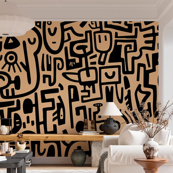Motif de lignes noires et blanches Motif de lignes noires et blanches