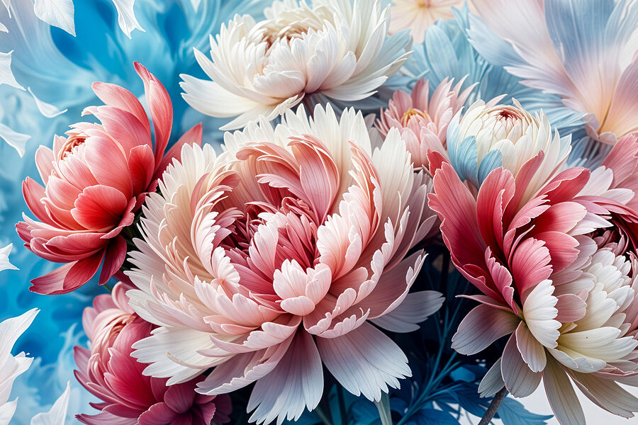 Gros plan sur des fleurs