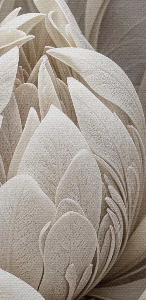 Delicate floral design in soft hues Delicate floral design in soft hues