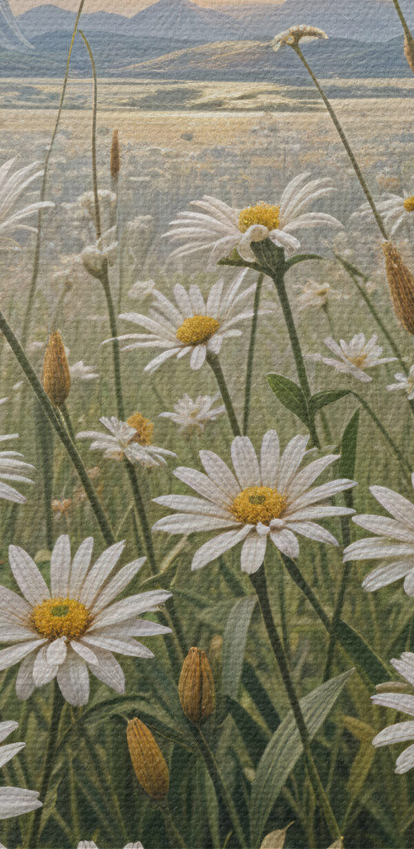 Champ de fleurs blanches Champ de fleurs blanches