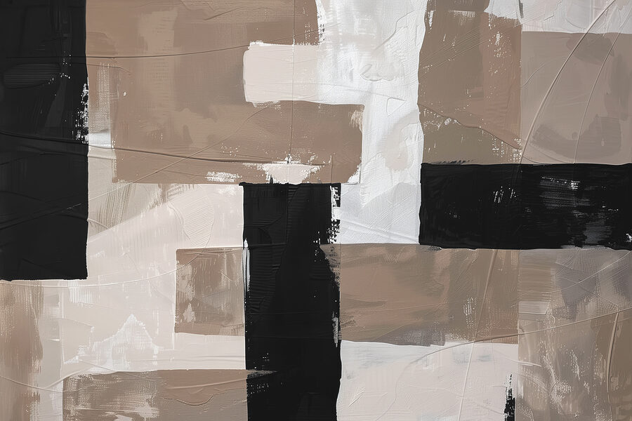 Peinture de carrés et de rectangles