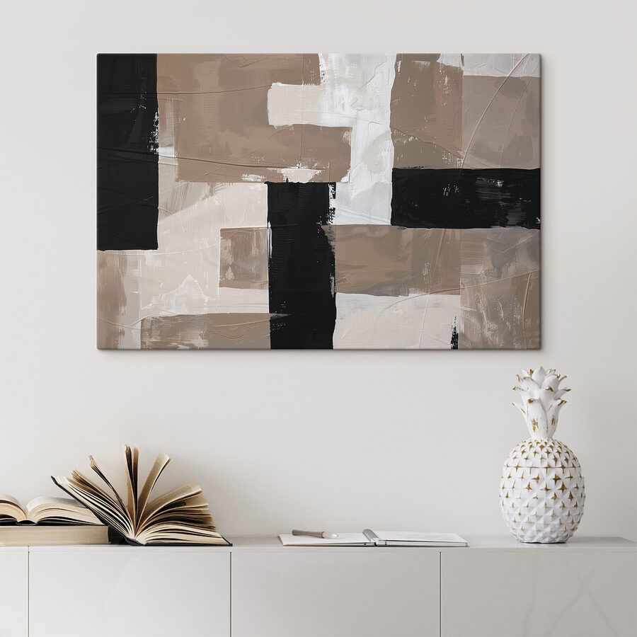 Peinture de carrés et de rectangles