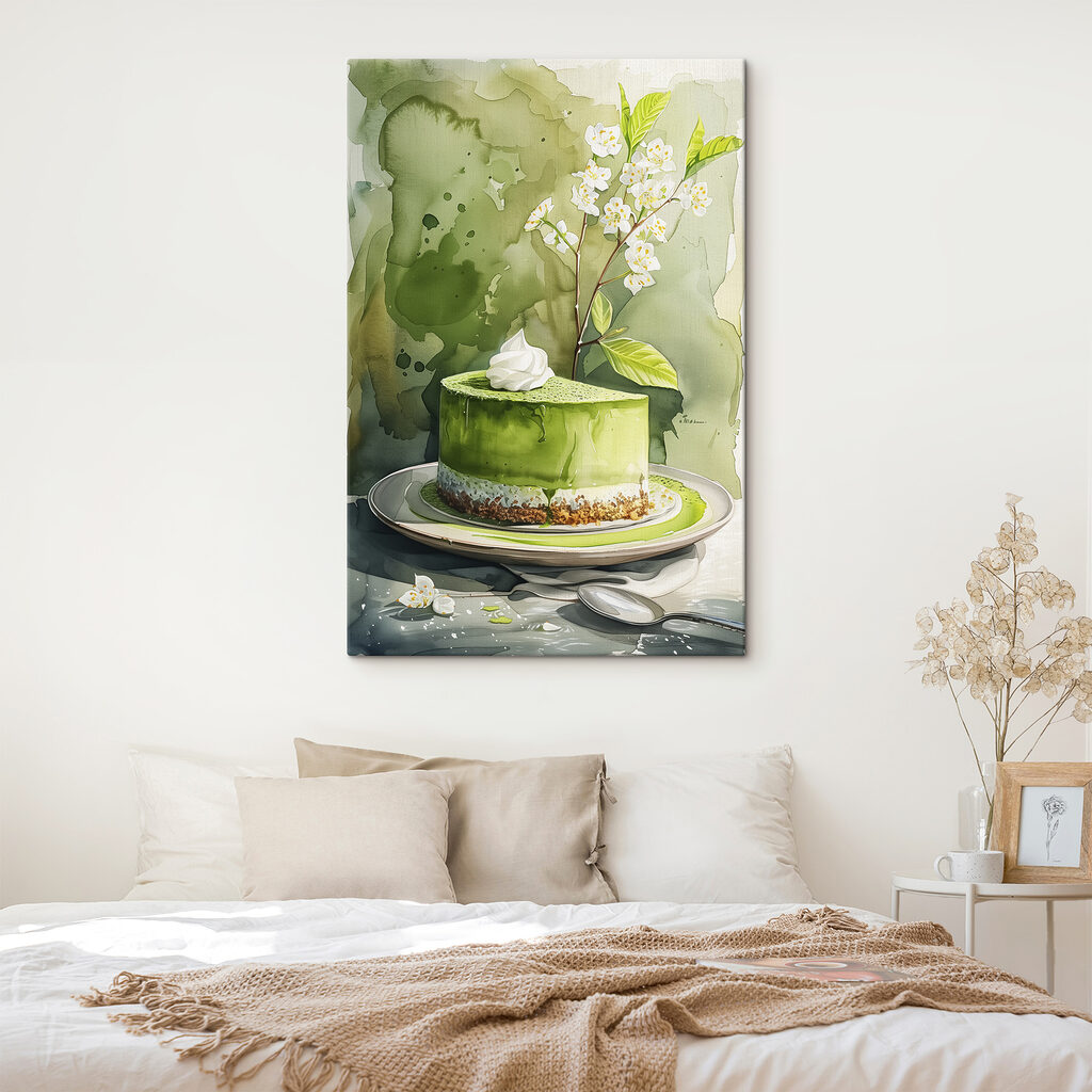 Watercolor painting of a cake Watercolor painting of a cake