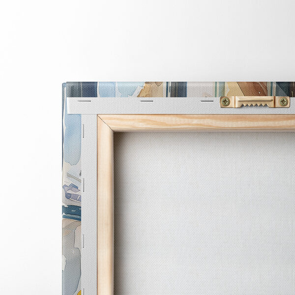 Peinture à l'aquarelle d'une table avec de la nourriture et des fleurs Peinture à l'aquarelle d'une table avec de la nourriture et des fleurs