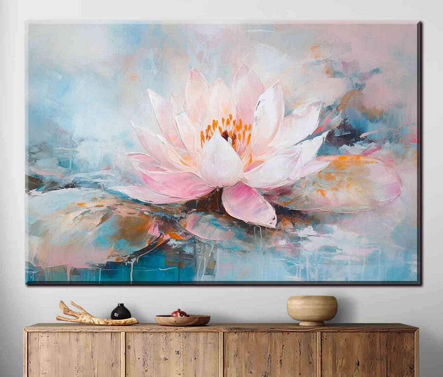 Peinture d'une fleur