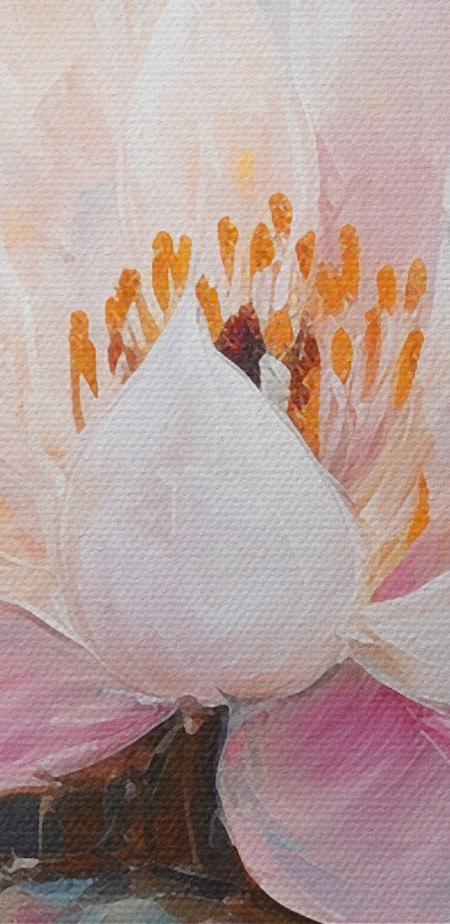 Peinture d'une fleur