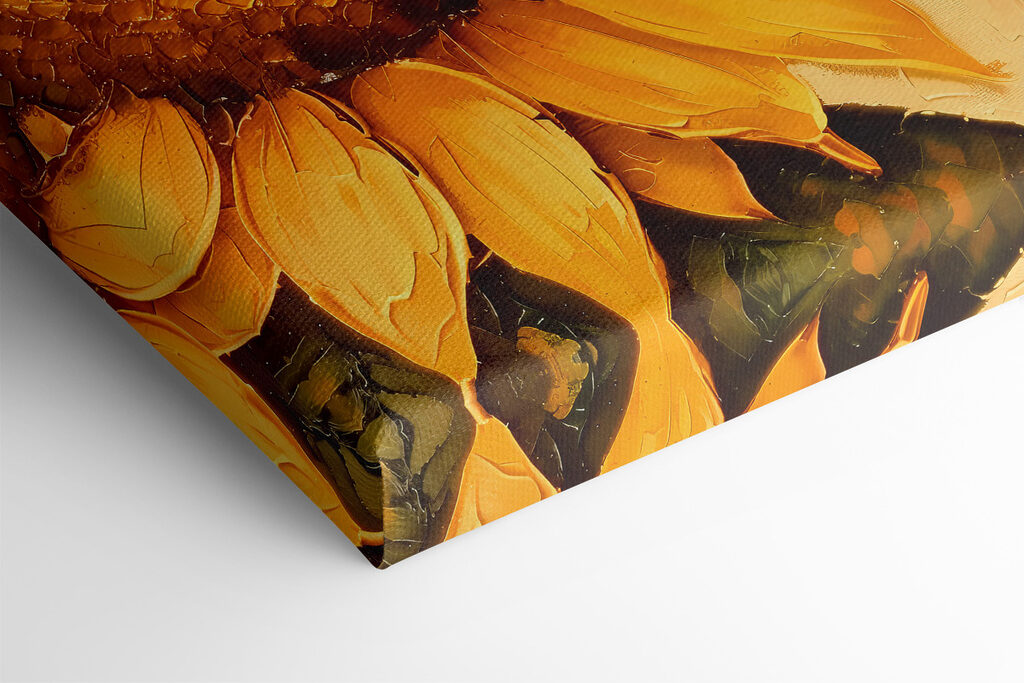 Painting of a sunflower