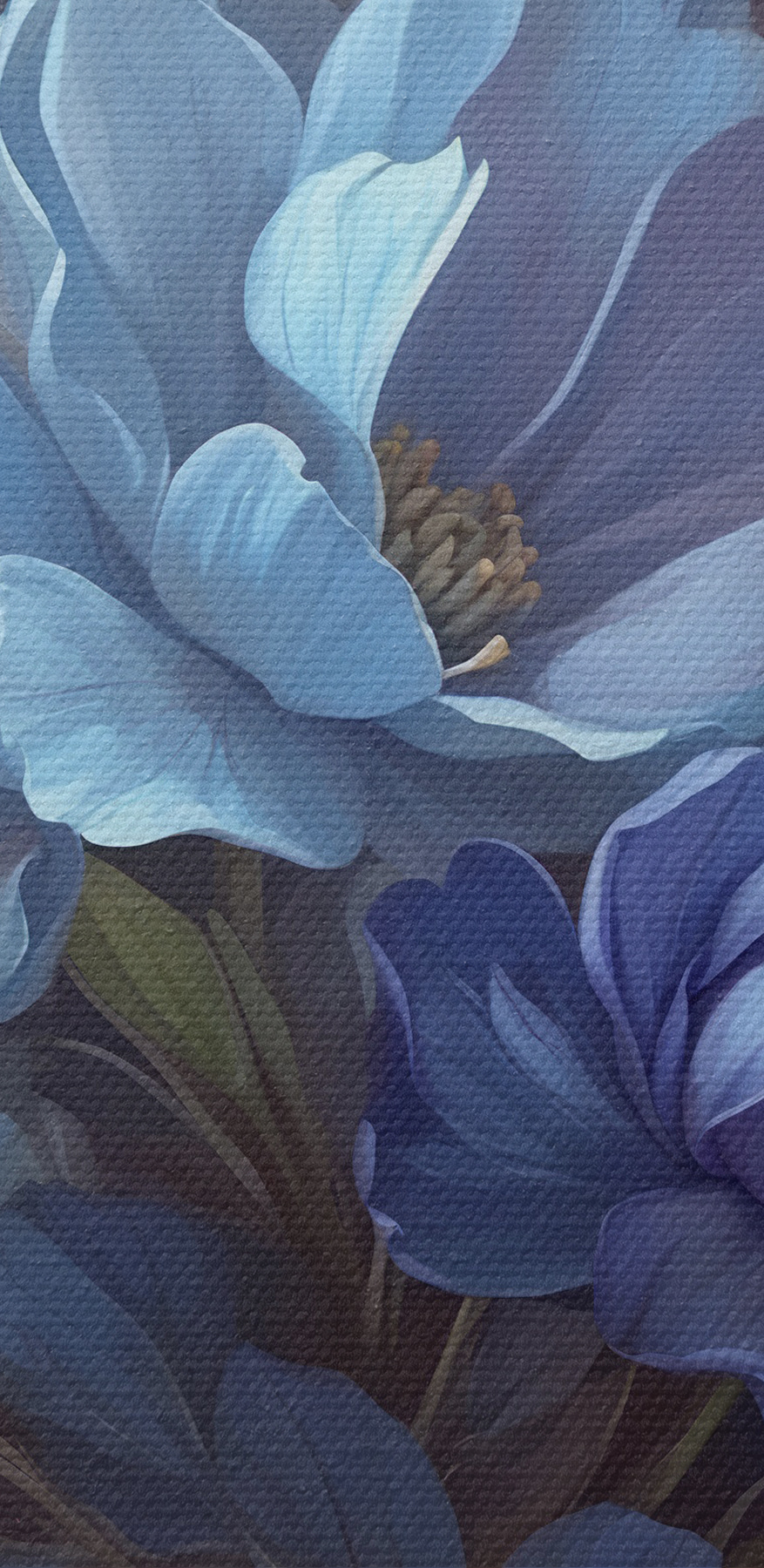 Peinture de fleurs sur une table Peinture de fleurs sur une table