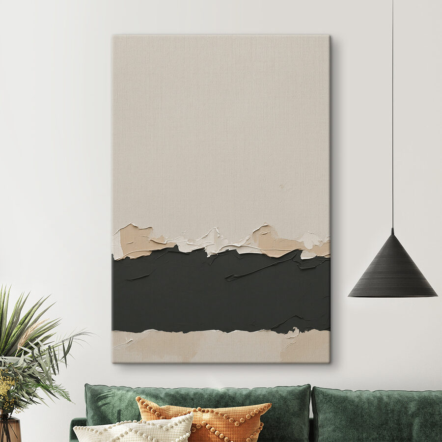 Mur blanc et noir