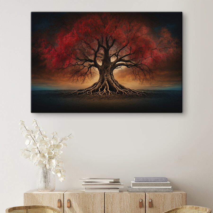 Arbre à feuilles rouges Arbre à feuilles rouges