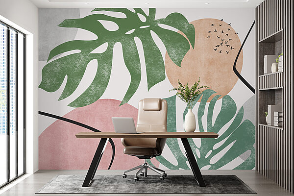 Gros plan sur une peinture Gros plan sur une peinture