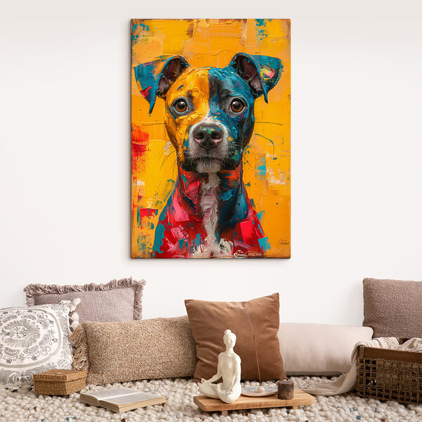 Peinture d'un chien Peinture d'un chien