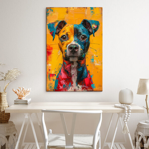 Peinture d'un chien Peinture d'un chien