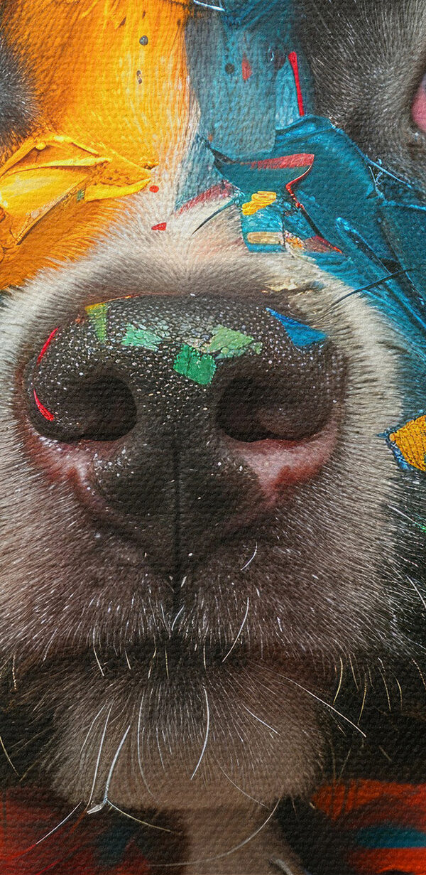 Peinture d'un chien Peinture d'un chien