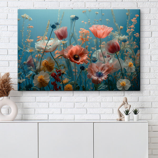 Groupe de fleurs dans un champ Groupe de fleurs dans un champ