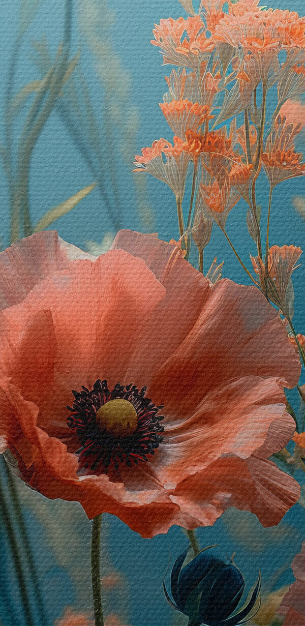 Groupe de fleurs dans un champ Groupe de fleurs dans un champ