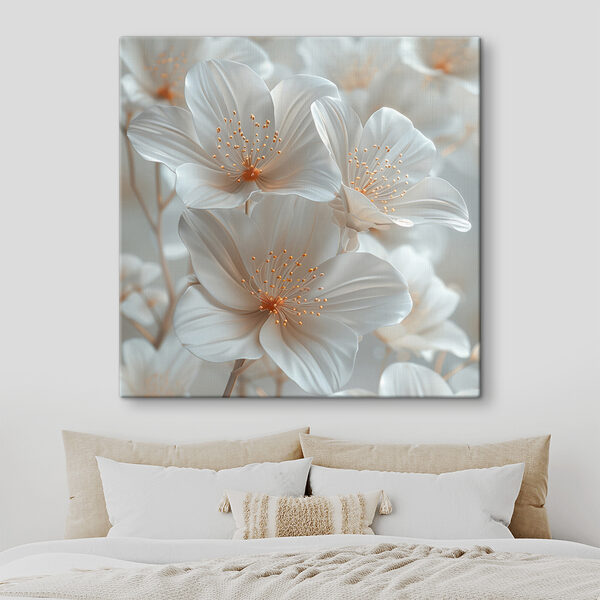 Groupe de fleurs blanches Groupe de fleurs blanches
