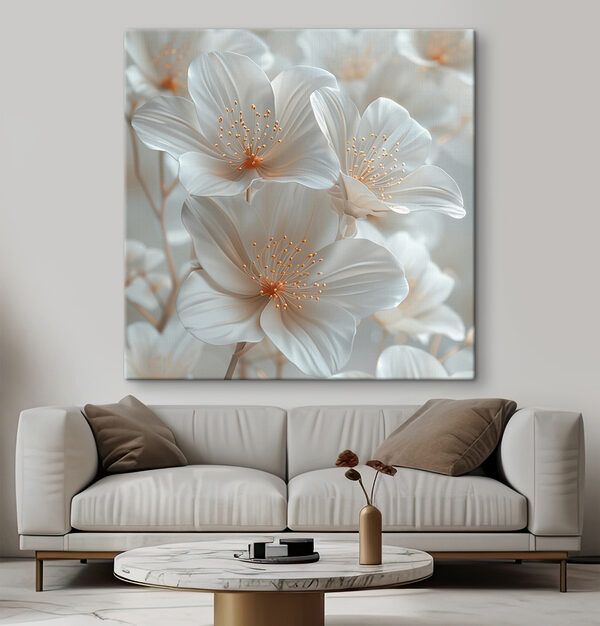 Groupe de fleurs blanches Groupe de fleurs blanches