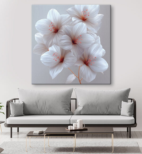 Group of white flowers