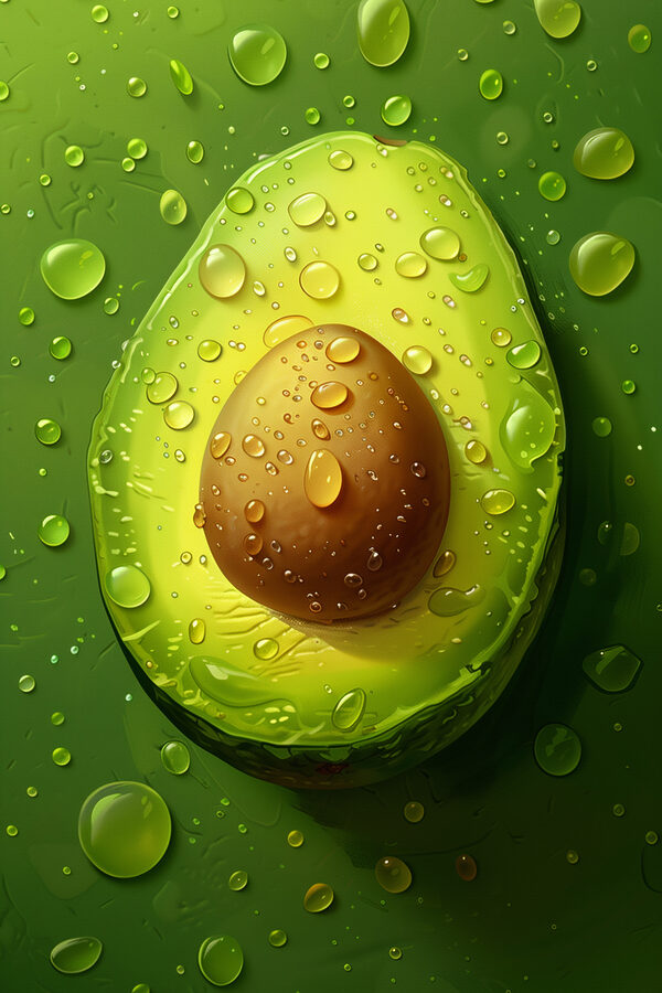 Gros plan sur un avocat Gros plan sur un avocat