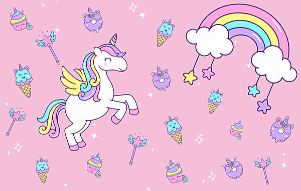 Licorne et glace et glace Licorne et glace et glace