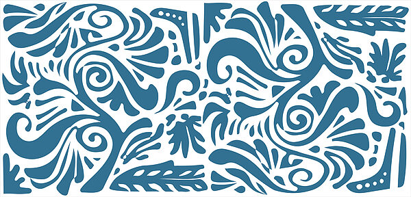 Motif bleu et blanc Motif bleu et blanc