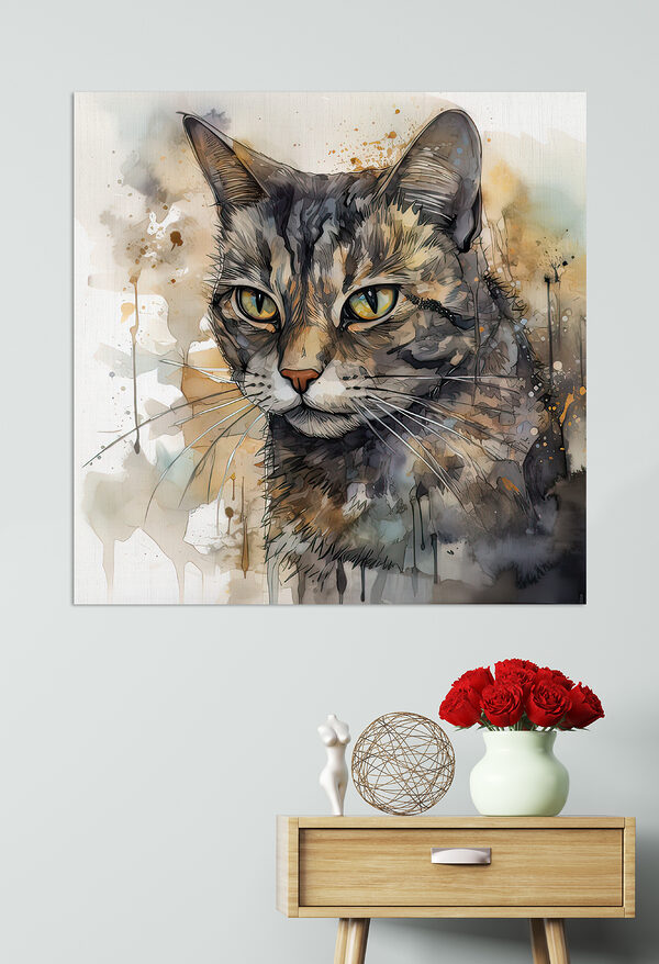 Chat aux yeux jaunes Chat aux yeux jaunes