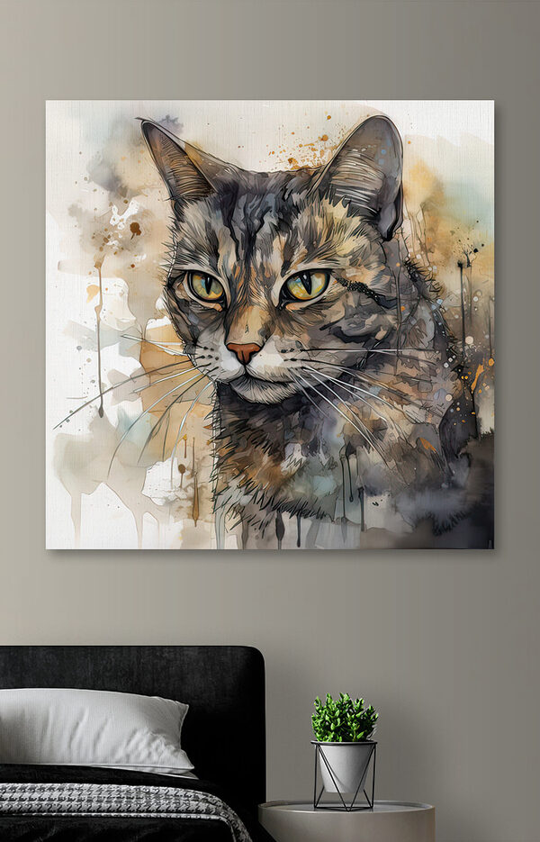 Chat aux yeux jaunes Chat aux yeux jaunes