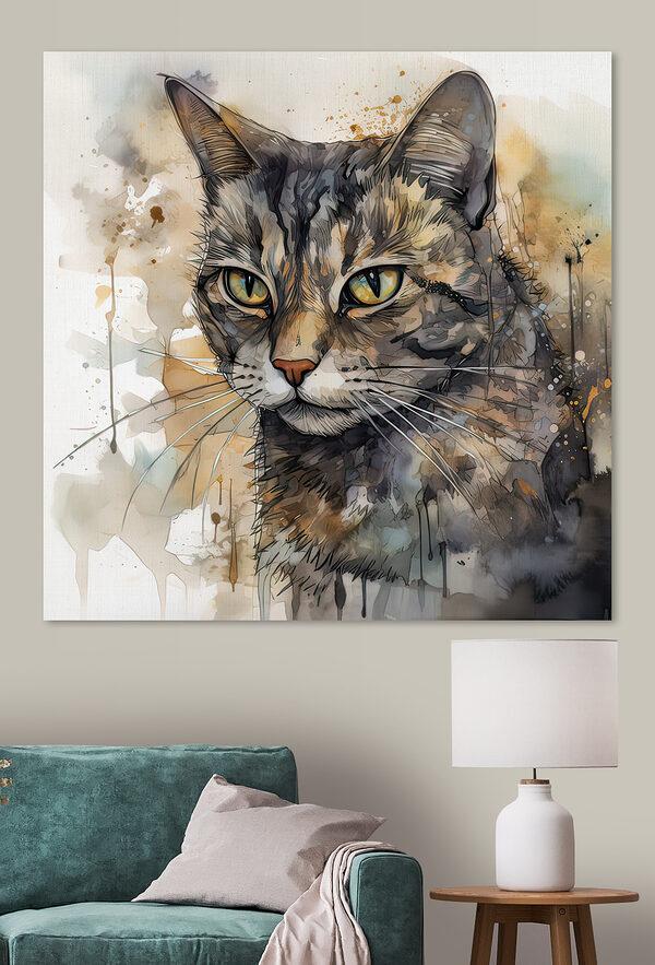 Chat aux yeux jaunes Chat aux yeux jaunes