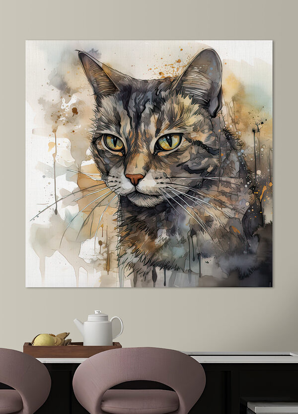 Chat aux yeux jaunes Chat aux yeux jaunes