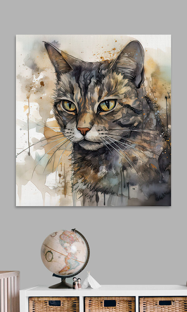 Chat aux yeux jaunes Chat aux yeux jaunes