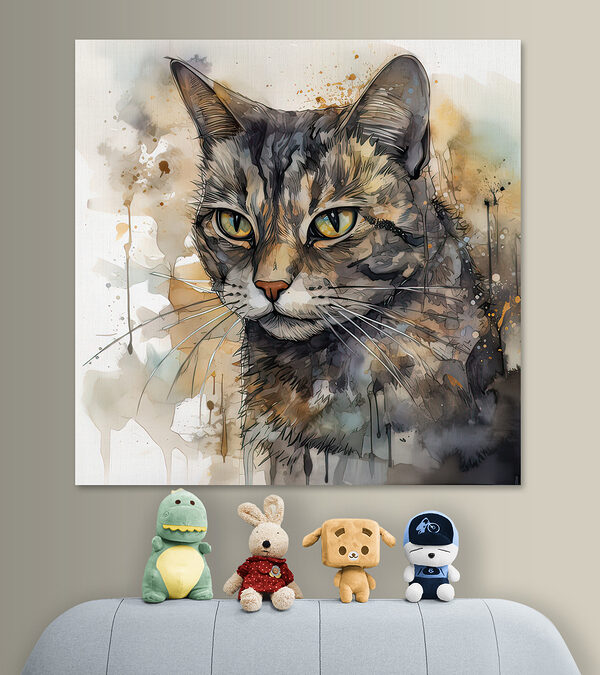 Chat aux yeux jaunes Chat aux yeux jaunes