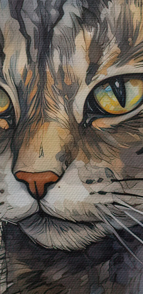 Chat aux yeux jaunes Chat aux yeux jaunes