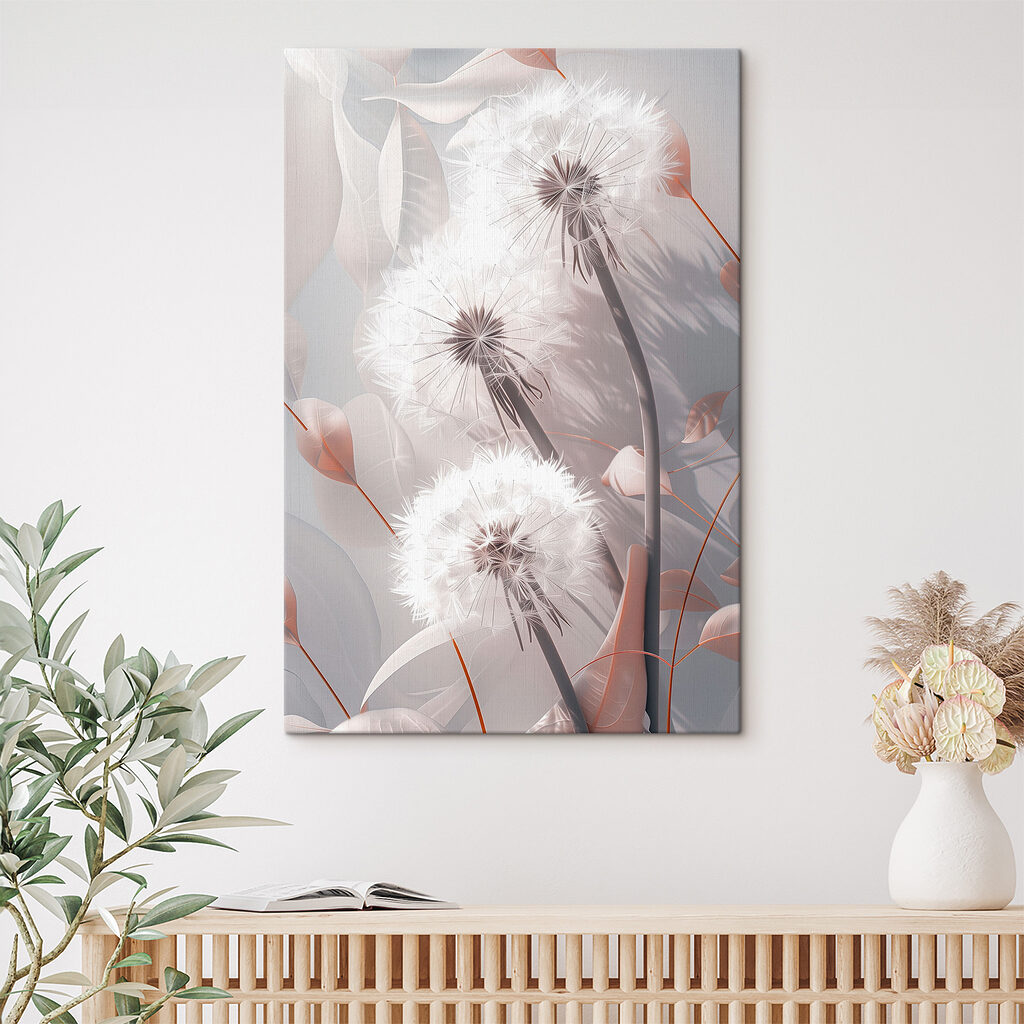Delicate blooms against gentle hues Delicate blooms against gentle hues