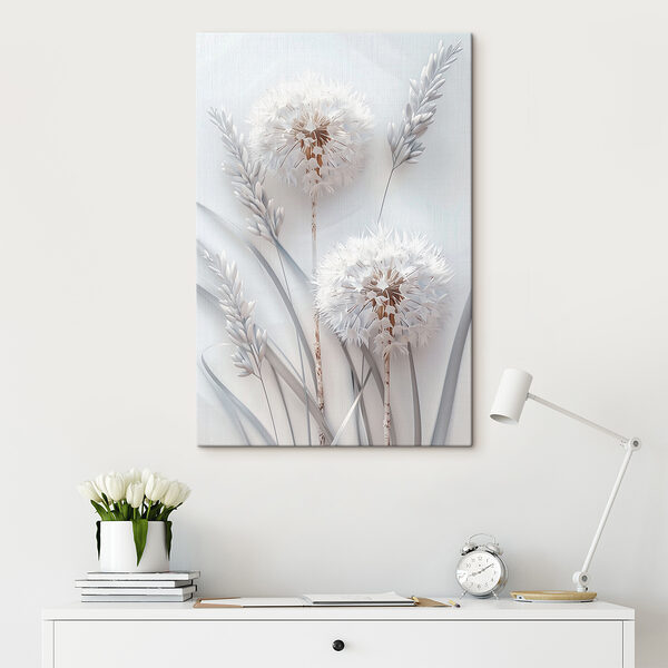 Fleur blanche avec feuilles blanches Fleur blanche avec feuilles blanches