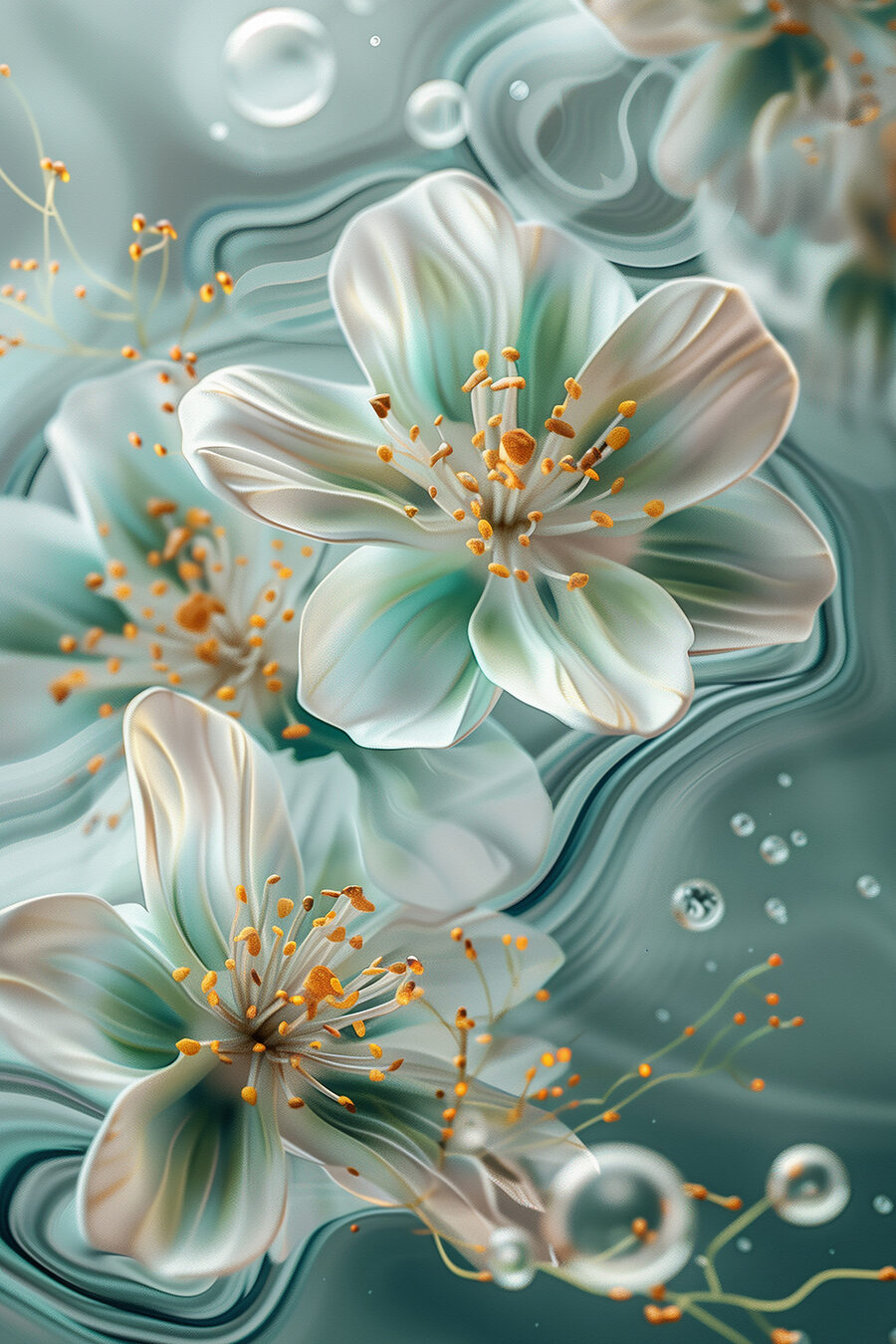 Gros plan sur des fleurs