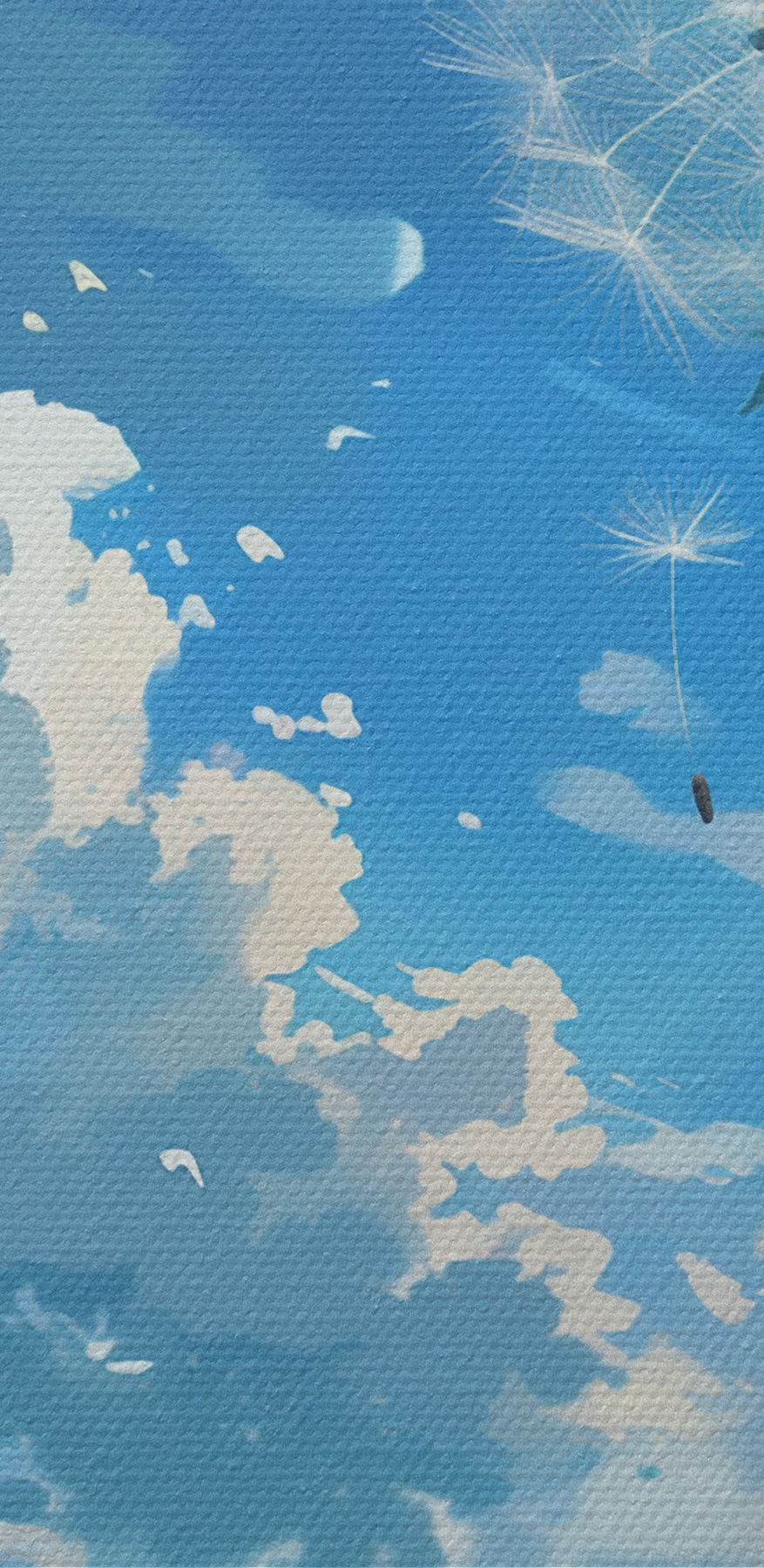 Pissenlit dans le ciel