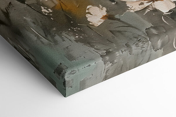 Peinture de fleurs sur un mur Peinture de fleurs sur un mur