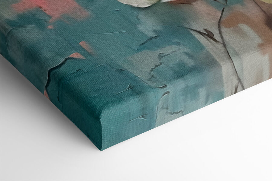 Peinture de fleurs sur un mur Peinture de fleurs sur un mur