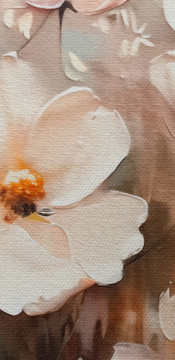 Peinture de fleurs sur un mur Peinture de fleurs sur un mur