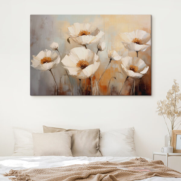Peinture de fleurs blanches Peinture de fleurs blanches