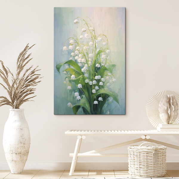 Peinture d'un bouquet de fleurs blanches Peinture d'un bouquet de fleurs blanches