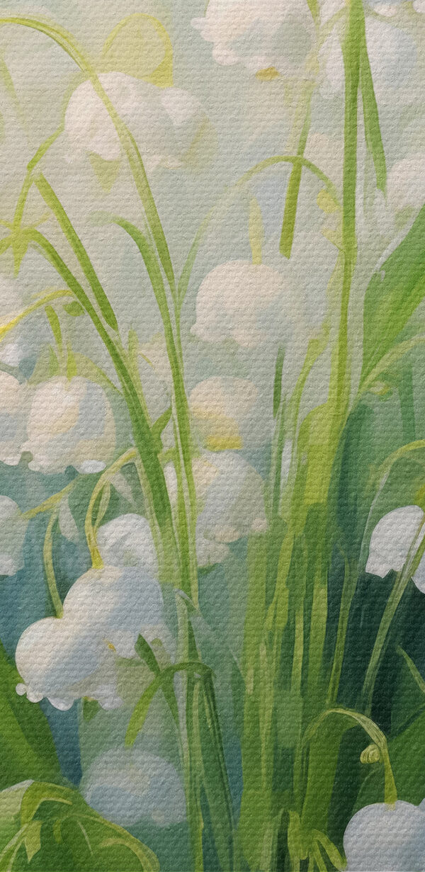 Peinture d'un bouquet de fleurs blanches Peinture d'un bouquet de fleurs blanches