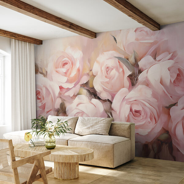 Peinture de roses roses Peinture de roses roses