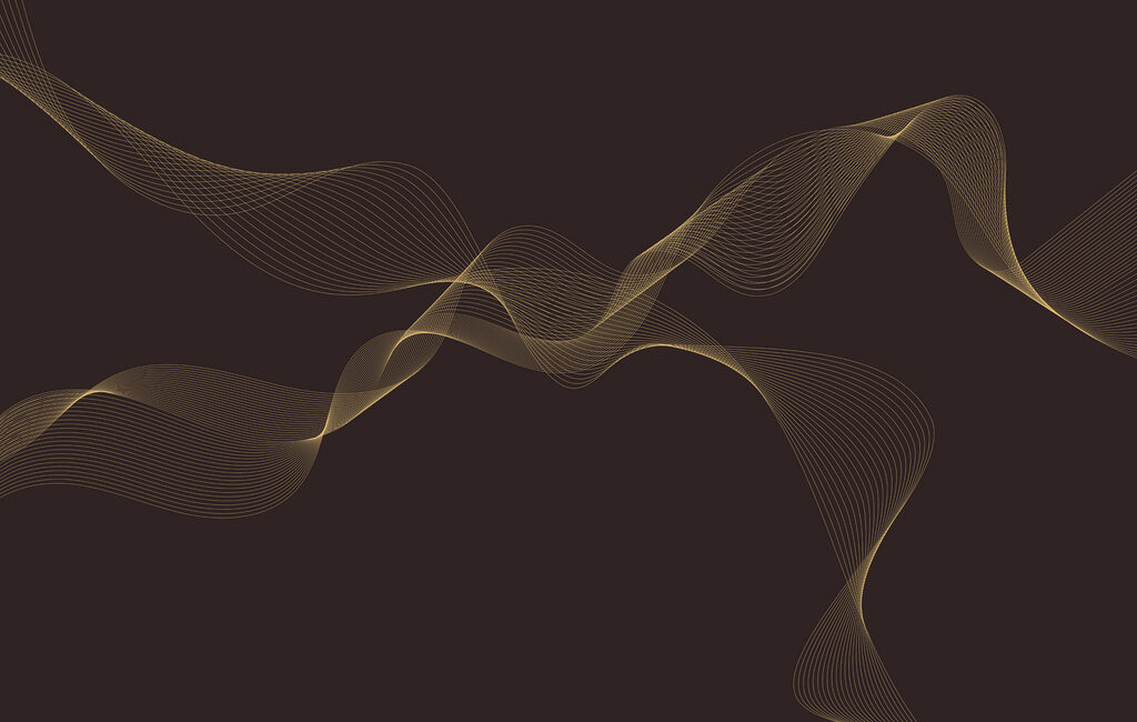 Lignes élégantes et tourbillonnantes sur fond sombre. Lignes élégantes et tourbillonnantes sur fond sombre.