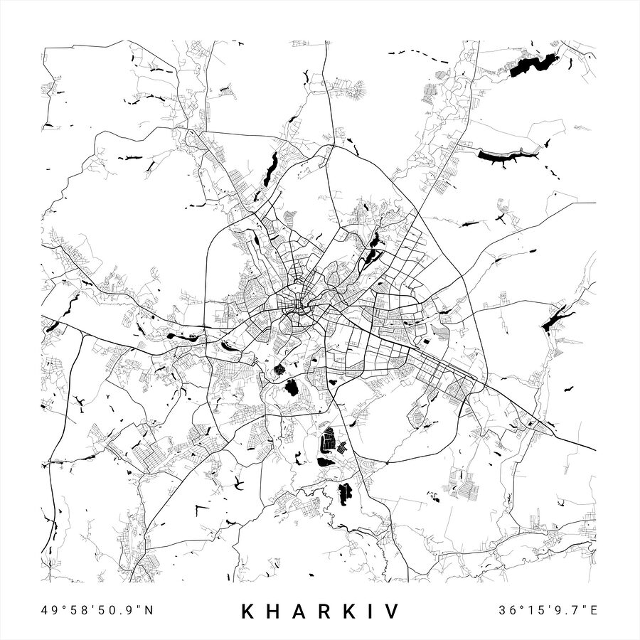 Carte d'une ville Carte d'une ville